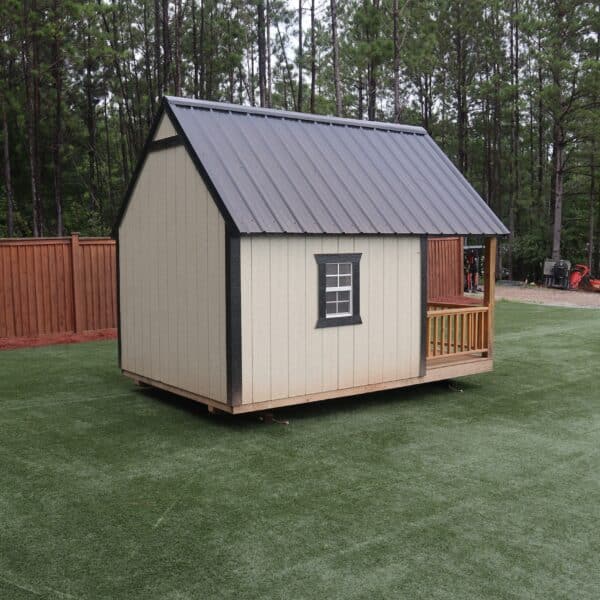 OutdoorOptions Eatonton Georgia 31024 8x12 TanBlack 8 scaled Storage For Your Life Outdoor Options Sheds