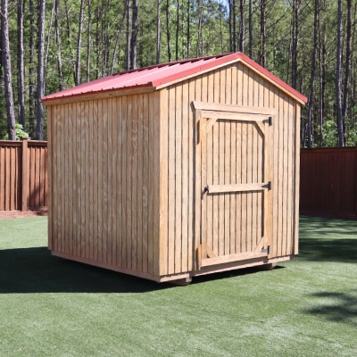 OutdoorOptions Eatonton Georgia 8x8WoodenShed 2 Storage For Your Life Outdoor Options
