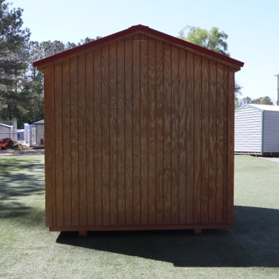 OutdoorOptions Eatonton Georgia 8x8WoodenShed 6 Storage For Your Life Outdoor Options Sheds