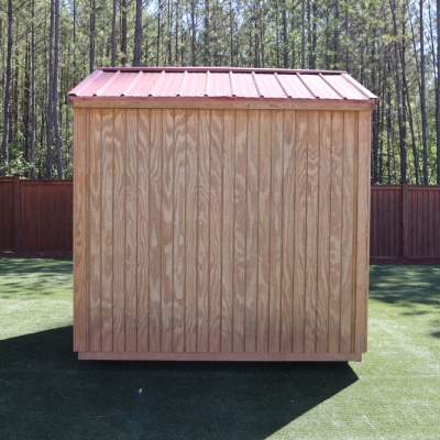 OutdoorOptions Eatonton Georgia 8x8WoodenShed 8 Storage For Your Life Outdoor Options Sheds