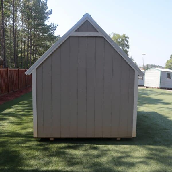OutdoorOptions Eatonton Georgia 31024 8x12 GreyWhite Playhouse 6 scaled Storage For Your Life Outdoor Options Sheds