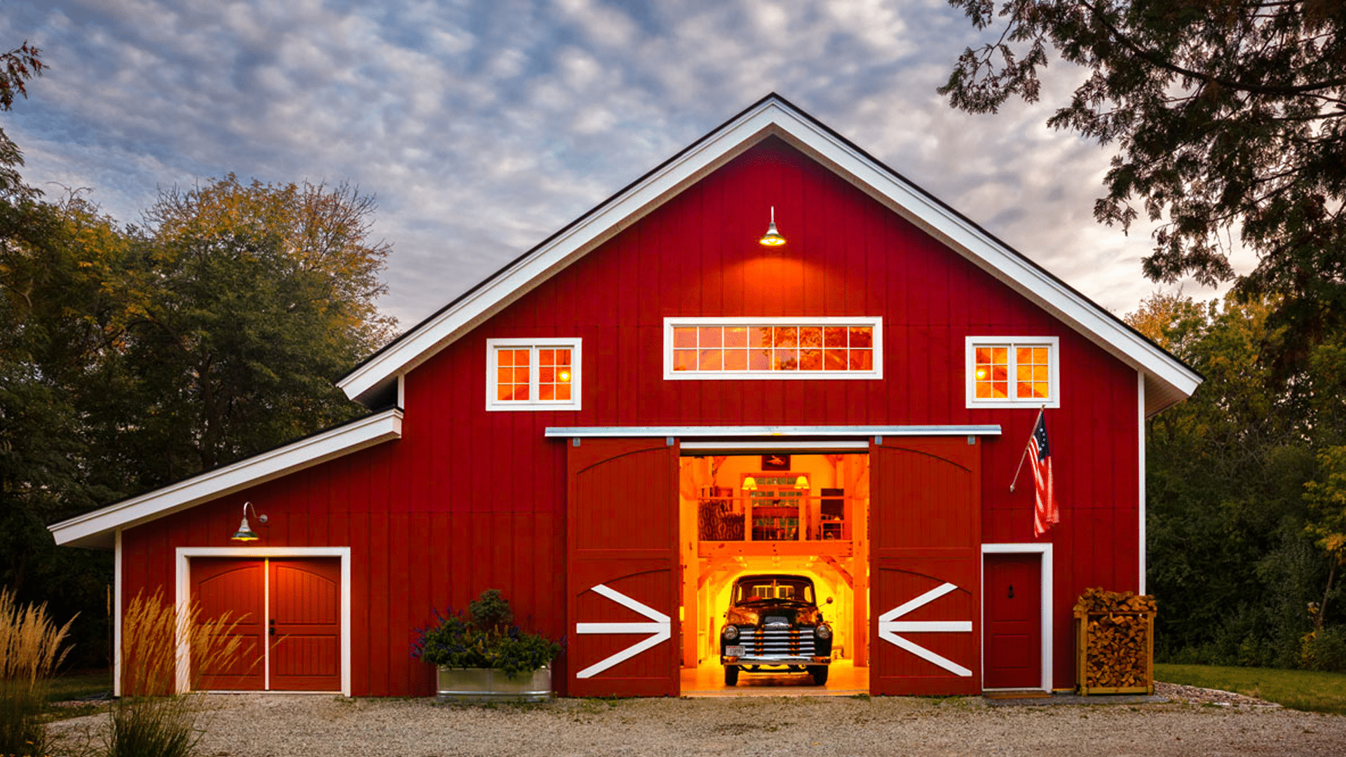 Red Metal Barn from Outdoor Options in Eatonton Georgia