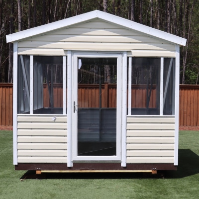 OutdoorOptions Eatonton 10x12Screen 2 Storage For Your Life Outdoor Options Sheds