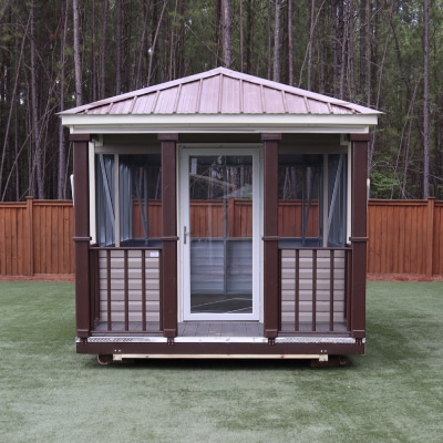 OutdoorOptions Eatonton 10x16 ClayScreen 1 Storage For Your Life Outdoor Options Sheds
