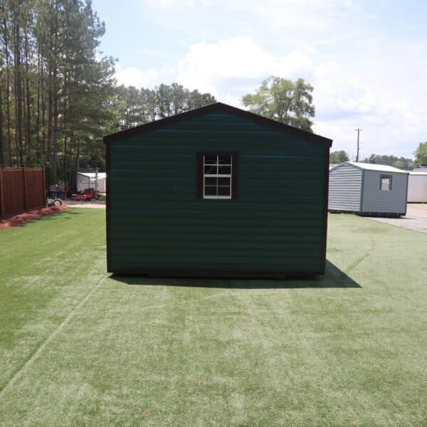 OutdoorOptions Eatonton Ga 31024 12x24 GreenBrown Cabin 11 scaled Storage For Your Life Outdoor Options Sheds
