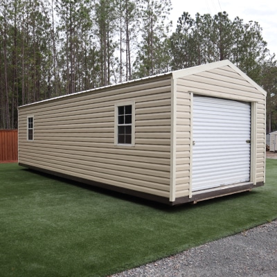 OutdoorOptions Eatonton Georgia 12x30 Shed Garage 5 Storage For Your Life Outdoor Options Sheds