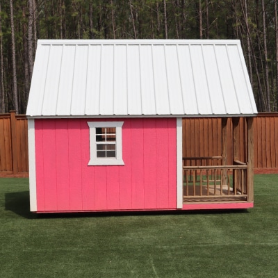 OutdoorOptions Eatonton Georgia 8x12 playhouse 3 Storage For Your Life Outdoor Options Sheds