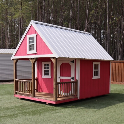 OutdoorOptions Eatonton Georgia 8x12 playhouse 8 Storage For Your Life Outdoor Options Sheds