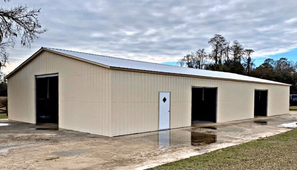Metal Building Fresh Paint from Outdoor Options in Eatonton Georgia