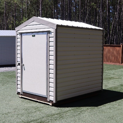 OutdoorOptions Eatonton 8x10Cream 1 Storage For Your Life Outdoor Options Sheds