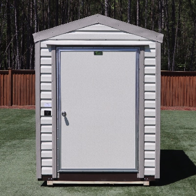 OutdoorOptions Eatonton 8x10Cream 4 Storage For Your Life Outdoor Options Sheds