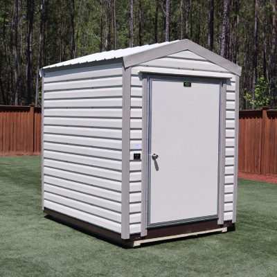 OutdoorOptions Eatonton 8x10Cream 5 Storage For Your Life Outdoor Options Sheds
