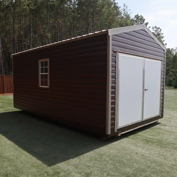OutdoorOptions Eatonton Georgia 31024 10x20 BrownClay Lapsider 1 Storage For Your Life Outdoor Options Sheds