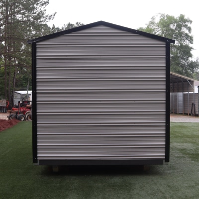 OutdoorOptions Eatonton Georgia 8x12 GreyBlack 6 Storage For Your Life Outdoor Options Sheds