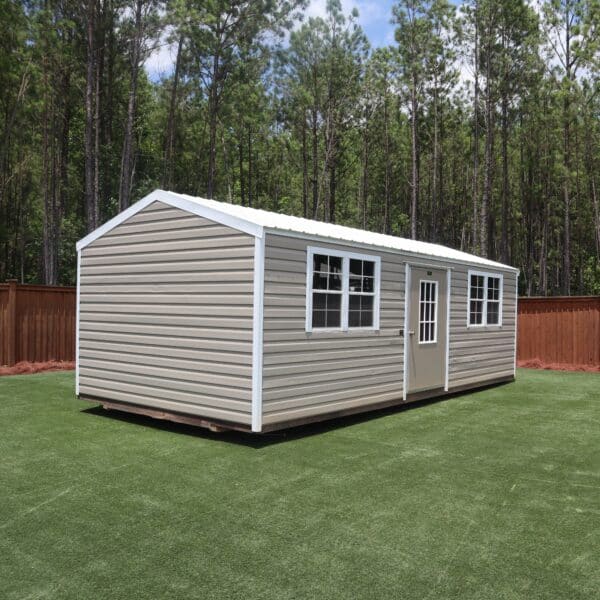 OutdoorOptions Eatonton Georgia 31024 12x24 Lapsider ClayWhite 8 scaled Storage For Your Life Outdoor Options Sheds