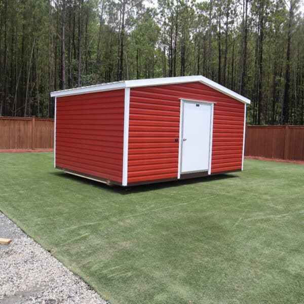 OutdoorOptions Eatonton Georgia 31024 16x12 RedWhite 2 scaled Storage For Your Life Outdoor Options Sheds