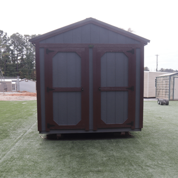 PDK8x14GreyBrwn9224 4 Storage For Your Life Outdoor Options Sheds