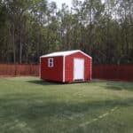 This versatile and spacious 12x12 shed is the perfect outdoor storage solution for your backyard. With its generous size, it offers ample room to store all your outdoor equipment, tools, and belongings, while still being compact enough to fit comfortably in most outdoor spaces. The durable construction ensures its longevity and ability to withstand various weather conditions, providing reliable protection for your stored items. Its functional design allows for easy organization and accessibility, making it a breeze to locate and retrieve your belongings. Whether you need a space to store gardening supplies, sports equipment, or other items, this shed offers a practical and efficient solution. Its versatility makes it suitable for a wide range of uses, from a simple storage shed to a workshop or hobby space. Upgrade your outdoor storage with this 12x12 shed, combining durability, functionality, and spaciousness to meet all your storage needs.
