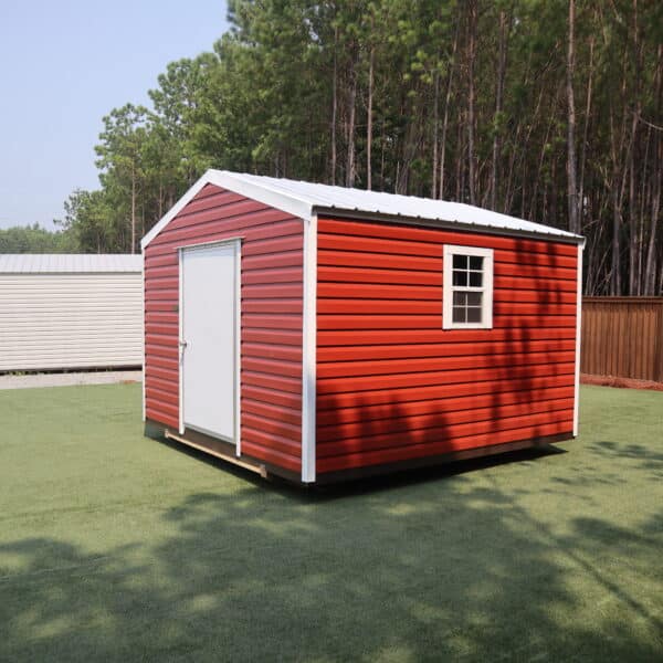 OutdoorOptions Eatonton Georgia 31024 12x12 RedWhite Lapsider 9 scaled Storage For Your Life Outdoor Options Sheds