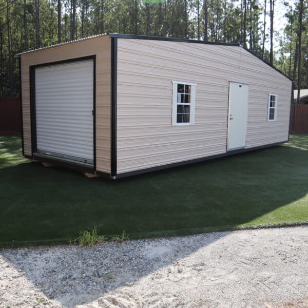 OutdoorOptions Eatonton Georgia 31024 32x12 ClayBlack StandardEight 7 1 scaled Storage For Your Life Outdoor Options Sheds