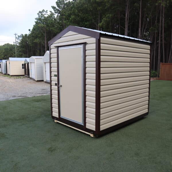 OutdoorOptions Eatonton Georgia 31024 6x8 TanBrown LarkIII 3 scaled Storage For Your Life Outdoor Options Sheds