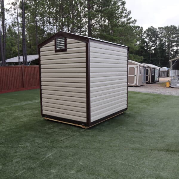 OutdoorOptions Eatonton Georgia 31024 6x8 TanBrown LarkIII 7 scaled Storage For Your Life Outdoor Options Sheds