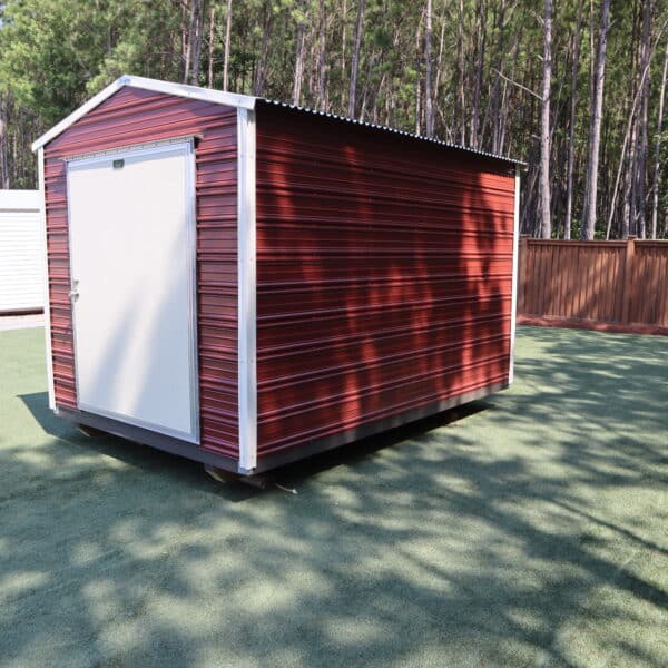 OutdoorOptions Eatonton Georgia 31024 8x12 RedWhite GableSeven 12 scaled Storage For Your Life Outdoor Options Sheds