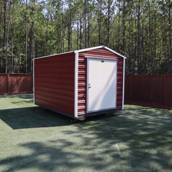 OutdoorOptions Eatonton Georgia 31024 8x12 RedWhite GableSeven 5 scaled Storage For Your Life Outdoor Options Sheds