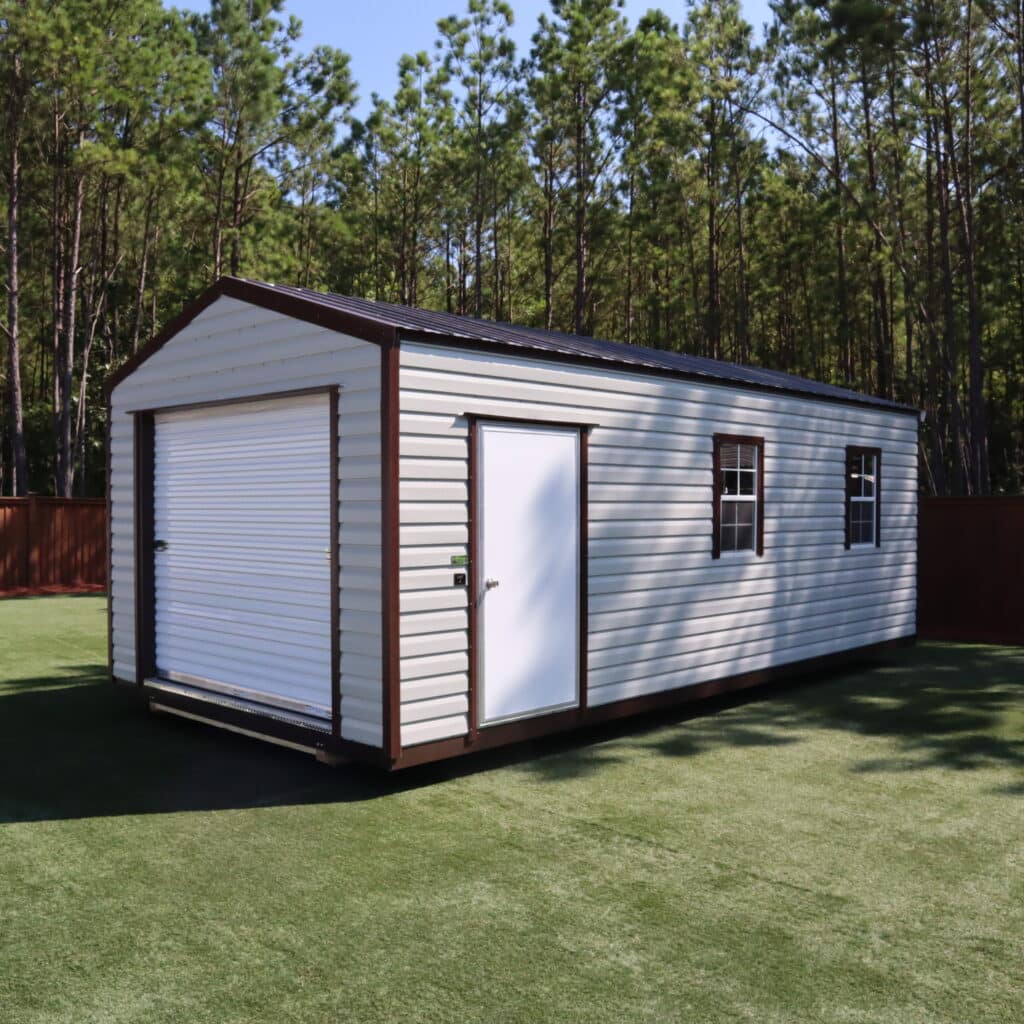 OutdoorOptions Eatonton Georgia 31024 12x24 GrayRed Lapsider 2 Storage For Your Life Outdoor Options