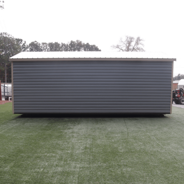 BoxedEave12x24LtBlueTan 6 Storage For Your Life Outdoor Options Sheds
