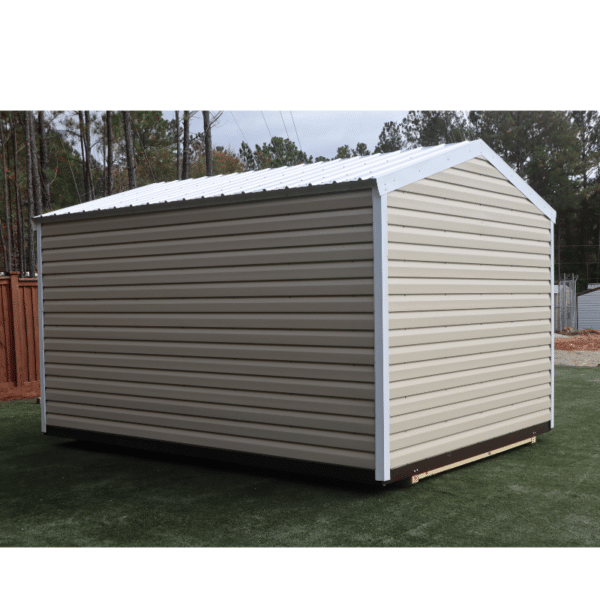 LarkLapsider10x14CreamWht 8 Storage For Your Life Outdoor Options Sheds