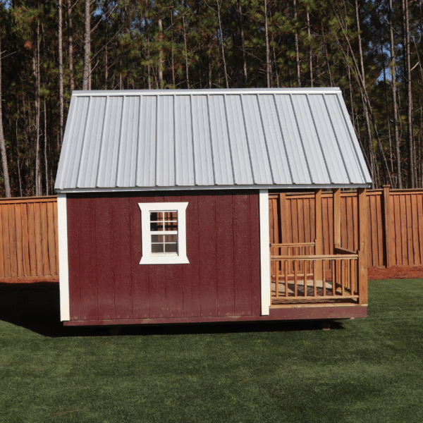 PlayHouse8x12RedWht7522 7 Storage For Your Life Outdoor Options Sheds