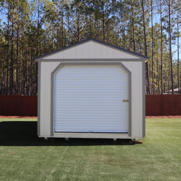 Garage 12x24 CreamTan 9435 37 scaled Storage For Your Life Outdoor Options Sheds