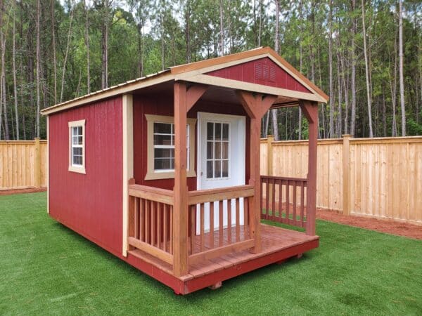 Yoder Cabin 8x16 1 scaled Storage For Your Life Outdoor Options Sheds