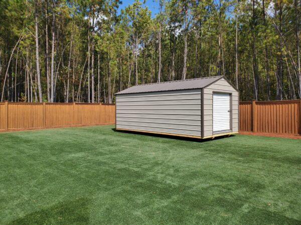 12x20 SilverLine Front scaled 1 Storage For Your Life Outdoor Options Sheds